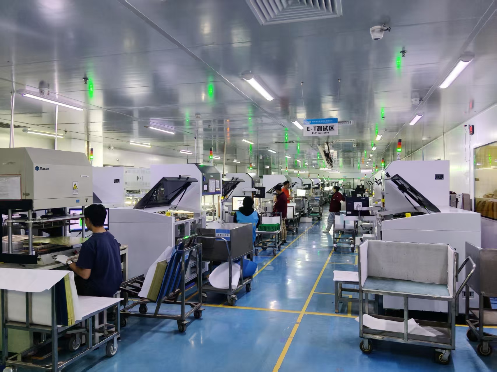 Dongguan Xingqiang Circuit Board Technology Co., Ltd. factory production line