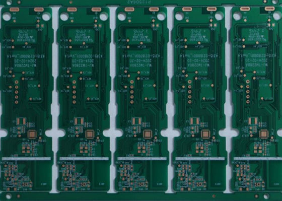 8 Layer Green Solder Mask HDI PCB 1.6mm Thickness Industrial Control PCB Board