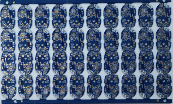 파란 기름 두 배 편들어진 인쇄 회로 기판 FR4 기질에 의하여 주문을 받아서 만들어지는 차원