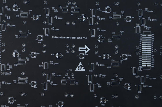 OSP 블랙 오일 이중 패널 PCB 보드 자동차용 고온 저항