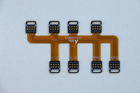 8 Layer Rigid Flex PCB High Density Wiring FR4 Material Versatile Usage