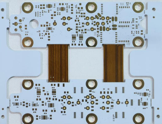 White Oil Sinking Gold Multilayer Rigid Flex PCB Board 4 Layer Printed Circuit Boards 6x2