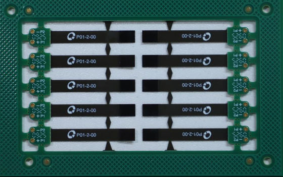 Green Oil OSP Surface Treatment Rigid Flex PCB for Industrial Control Applications