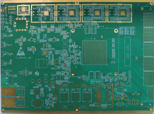 Multilayer HDI Industrial Control PCB for ENIG Surface Treatment Process