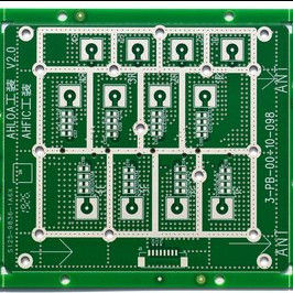 Custom High Precision Double Sided Panel with ANT Interface FR-4 Circuit Board