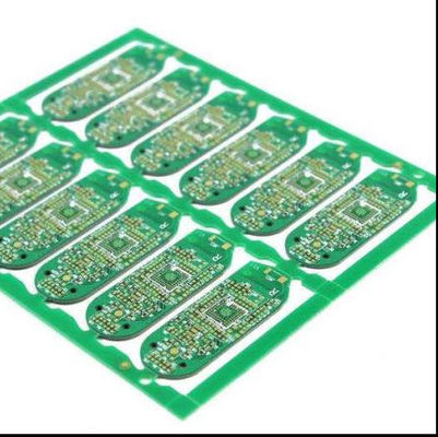 Carte PCB double face d'huile verte de la carte électronique FR4 à travers la connexion de trou