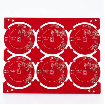 OSP Process Red Oil Double Sided PCB Printed Circuit Board Through Hole Connection