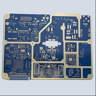 OEM Blue Oil Sinking Gold Rigid Printed Circuit Board Double Sided PCB Board