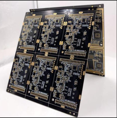 1-3oz Copper Double Sided PCB Printed Circuit Board With Black Oil Sinking Gold Process