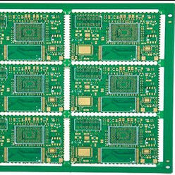 Green Oil Half Hole Plate Double Sided PCB Board 1.2mm Think IPC-A-610E Standard