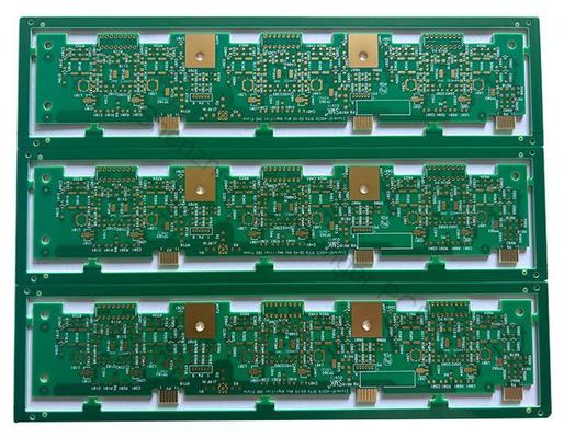 300mmx100mm Military PCB Board With Yellow Solder Mask Color 1.2mm Thick