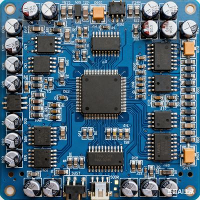 Blue Oil PCBA Custom PCB Assembly With Flying Probe Test And Customized Board Thickness