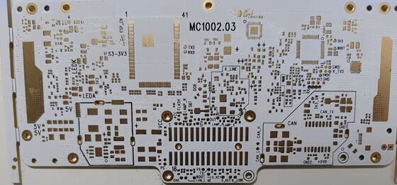 차량 인포테인먼트 및 내비게이션 시스템용 맞춤형 화이트 오일 HDI PCB 보드