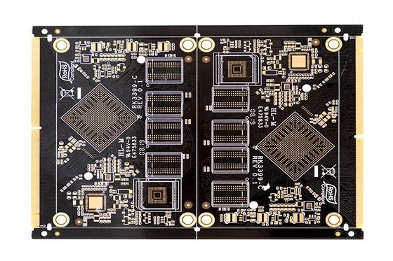 Heavy Copper PCB Multilayer PCB Board with RO4003C Glass Epoxy and 6 Layer Design for RoHS Compliant Applications