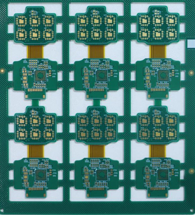 4 Layer HDI Rigid Flex PCB Soft And Hard Combination PCB Board Multi Level Design