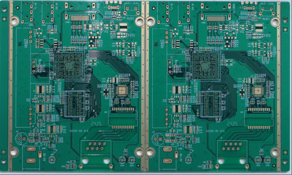 8 Layer Rigid Printed Circuit Board PCB Optional Thickness For Automotive Electronics