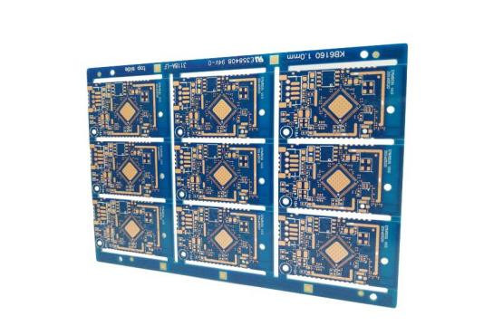 Blue Oil OSP Process Double Sided PCB Board Higher Circuit Density 1.2mm Thinkness