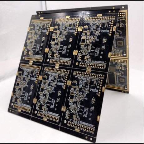 1-3oz Copper Double Sided PCB Printed Circuit Board With Black Oil Sinking Gold Process