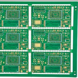 Green Oil Half Hole Plate Double Sided PCB Board 1.2mm Think IPC-A-610E Standard