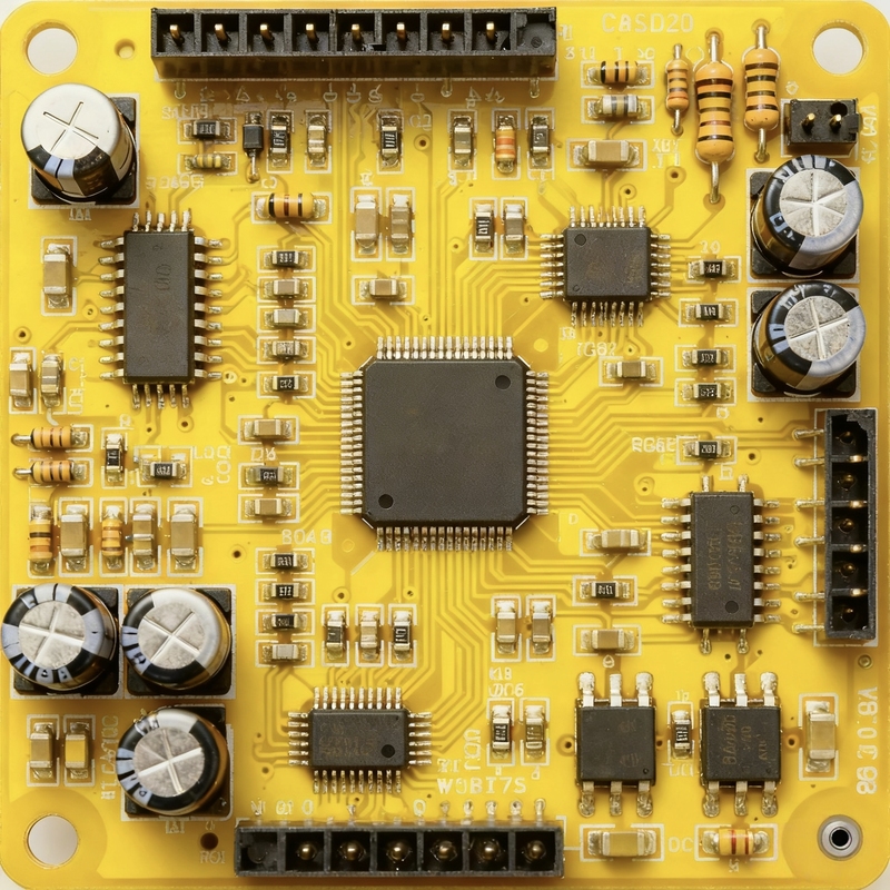 High-Power PCBA Assembly FR4 Material with Heat Sink for Cutomizable Circuit Board