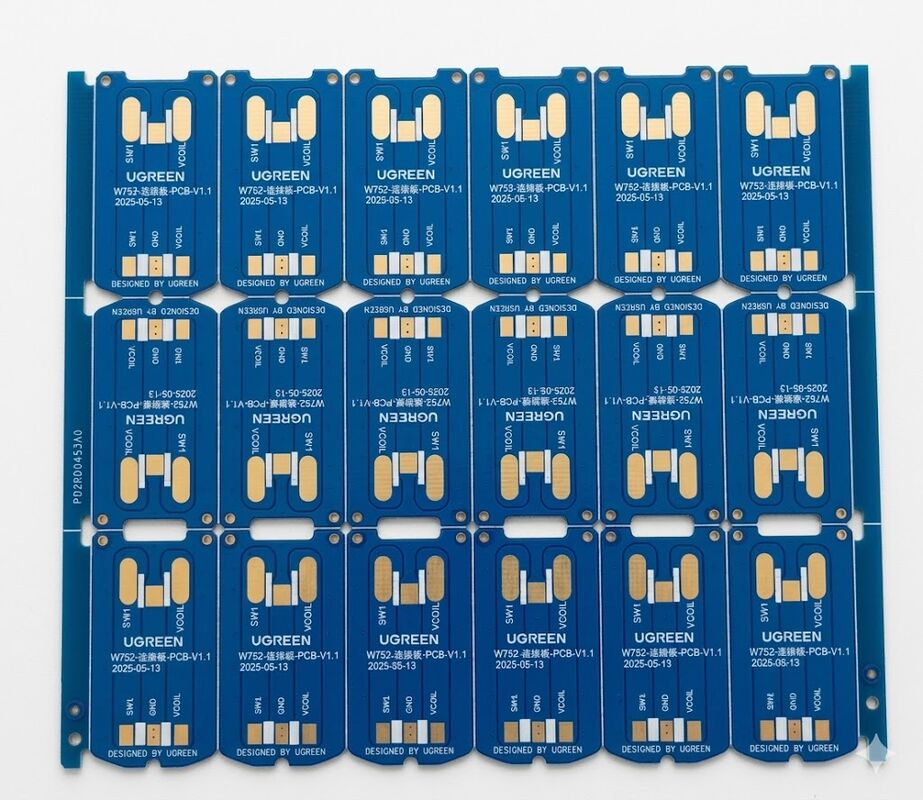 Custom Double-sided PCB 2-Layer FR-4 with ENIG Gold-Plated RoHS & ISO Certified High TG FR4 Material