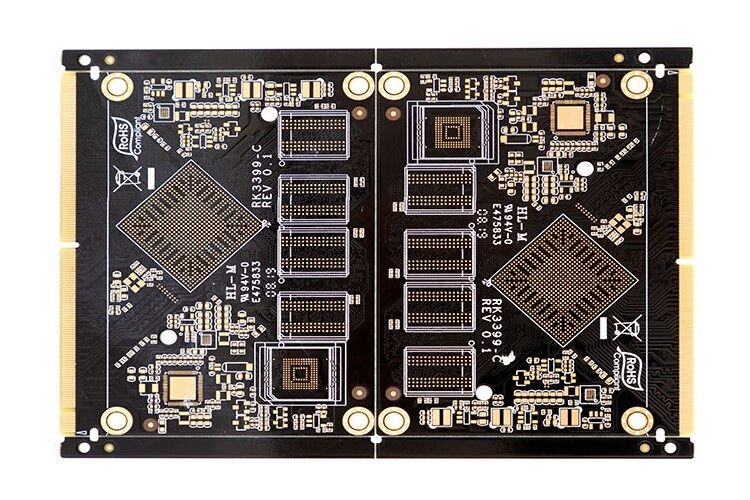 Heavy Copper PCB Multilayer PCB Board with RO4003C Glass Epoxy and 6 Layer Design for RoHS Compliant Applications